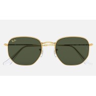 Hexagonal
Lenses: Dark Green Classic  +  Frame: Gold