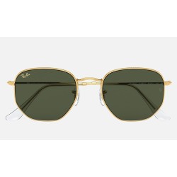 Hexagonal
Lenses: Dark Green Classic  +  Frame: Gold