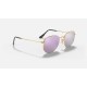 HEXAGONAL FLAT LENSES
Lenses: Lilac Mirror  +  Frame: Gold
