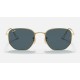HEXAGONAL
Lenses: Blue Solid Color  +  Frame: Gold
