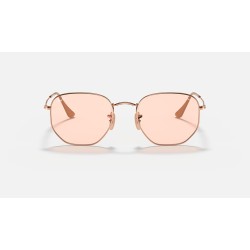 HEXAGONAL WASHED EVOLVE
Lenses: Pink Photochromic Classic  +  Frame: Copper