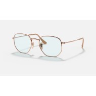 HEXAGONAL WASHED EVOLVE
Lenses: Light Blue Photochromic Classic  +  Frame: Copper