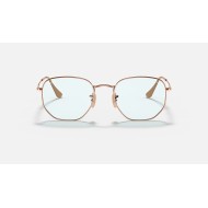 HEXAGONAL WASHED EVOLVE
Lenses: Light Blue Photochromic Classic  +  Frame: Copper