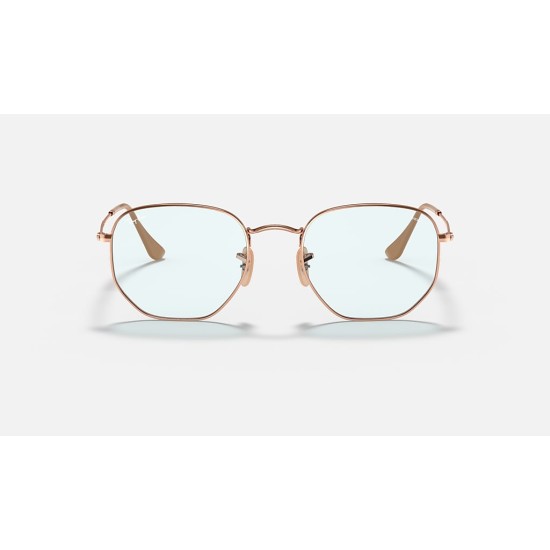 HEXAGONAL WASHED EVOLVE
Lenses: Light Blue Photochromic Classic  +  Frame: Copper