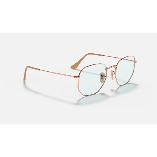 HEXAGONAL WASHED EVOLVE
Lenses: Light Blue Photochromic Classic  +  Frame: Copper