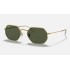 OCTAGONAL LEGEND GOLD
Lenses: Green Classic G-15  +  Frame: Gold