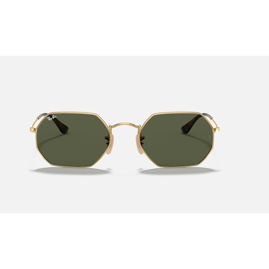 OCTAGONAL CLASSIC
Lenses: Green Classic G-15  +  Frame: Gold