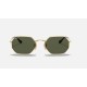 OCTAGONAL CLASSIC
Lenses: Green Classic G-15  +  Frame: Gold