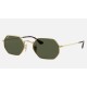OCTAGONAL CLASSIC
Lenses: Green Classic G-15  +  Frame: Gold