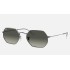 OCTAGONAL CLASSICLenses: Grey Gradient  +  Frame: Gunmetal