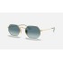 OCTAGONAL CLASSIC
Lenses: Blue Gradient  +  Frame: Gold