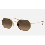 OCTAGONAL CLASSIC
Lenses: Brown Gradient  +  Frame: Gold