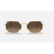 OCTAGONAL CLASSIC
Lenses: Brown Gradient  +  Frame: Gold