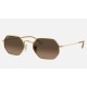 OCTAGONAL CLASSIC
Lenses: Brown Gradient  +  Frame: Gold