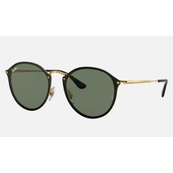 BLAZE ROUND
Lenses: Green Classic  +  Frame: Gold