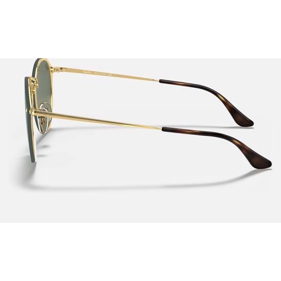 BLAZE ROUND
Lenses: Green Classic  +  Frame: Gold