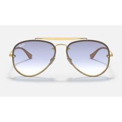 BLAZE AVIATOR
Lenses: Light Blue Gradient  +  Frame: Gold