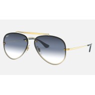 BLAZE AVIATOR
Lenses: Blue Gradient - Mirror  +  Frame: Gold