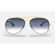BLAZE AVIATOR
Lenses: Blue Gradient - Mirror  +  Frame: Gold