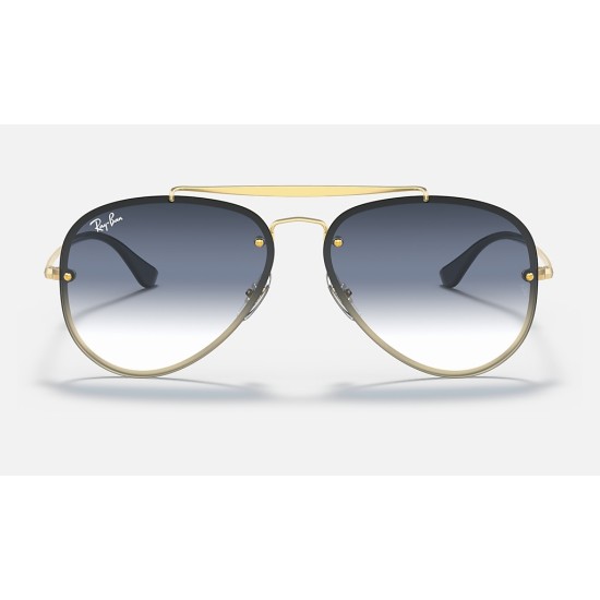BLAZE AVIATOR
Lenses: Blue Gradient - Mirror  +  Frame: Gold