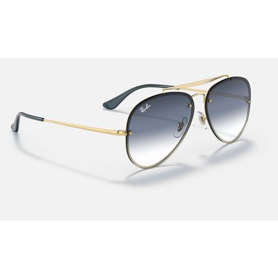 BLAZE AVIATOR
Lenses: Blue Gradient - Mirror  +  Frame: Gold