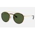 ROUND DOUBLE BRIDGE
Lenses: Green Classic G-15  +  Frame: Gold