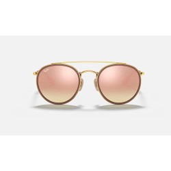 ROUND DOUBLE BRIDGE
Lenses: Copper Gradient - Mirror  +  Frame: Gold