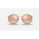 ROUND DOUBLE BRIDGE
Lenses: Copper Gradient - Mirror  +  Frame: Gold