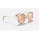 ROUND DOUBLE BRIDGE
Lenses: Copper Gradient - Mirror  +  Frame: Gold