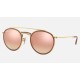 ROUND DOUBLE BRIDGE
Lenses: Copper Gradient - Mirror  +  Frame: Gold