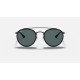 ROUND DOUBLE BRIDGE
Lenses: Blue/Gray Classic  +  Frame: Black