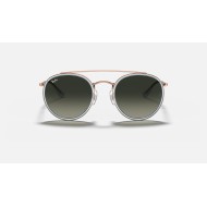 ROUND DOUBLE BRIDGE
Lenses: Grey Gradient  +  Frame: Light Blue