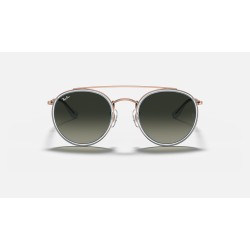 ROUND DOUBLE BRIDGE
Lenses: Grey Gradient  +  Frame: Light Blue