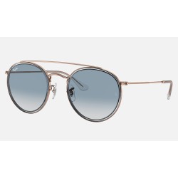ROUND DOUBLE BRIDGE
Lenses: Light Blue Gradient  +  Frame: Transparent
