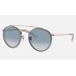 ROUND DOUBLE BRIDGE
Lenses: Light Blue Gradient  +  Frame: Transparent