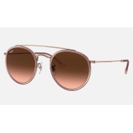 ROUND DOUBLE BRIDGE
Lenses: Brown Gradient  +  Frame: Pink