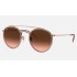 ROUND DOUBLE BRIDGE
Lenses: Brown Gradient  +  Frame: Pink