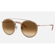 ROUND DOUBLE BRIDGE
Lenses: Light Brown Gradient  +  Frame: Copper