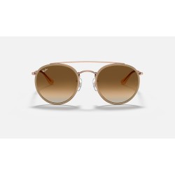 ROUND DOUBLE BRIDGE
Lenses: Light Brown Gradient  +  Frame: Copper