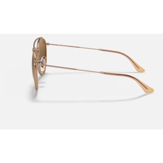 ROUND DOUBLE BRIDGE
Lenses: Light Brown Gradient  +  Frame: Copper