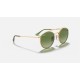 ROUND DOUBLE BRIDGE
Lenses: Green Gradient  +  Frame: Gold