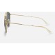 ROUND DOUBLE BRIDGE LEGEND GOLD
Lenses: Blue/Grey Classic  +  Frame: Shiny Gold