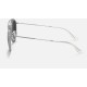 ROUND DOUBLE BRIDGE LEGEND GOLD
Lenses: Dark Grey Classic  +  Frame: Shiny Silver