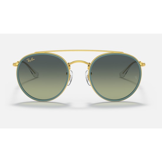 ROUND DOUBLE BRIDGE
Lenses: Green Gradient  +  Frame: Legend Gold