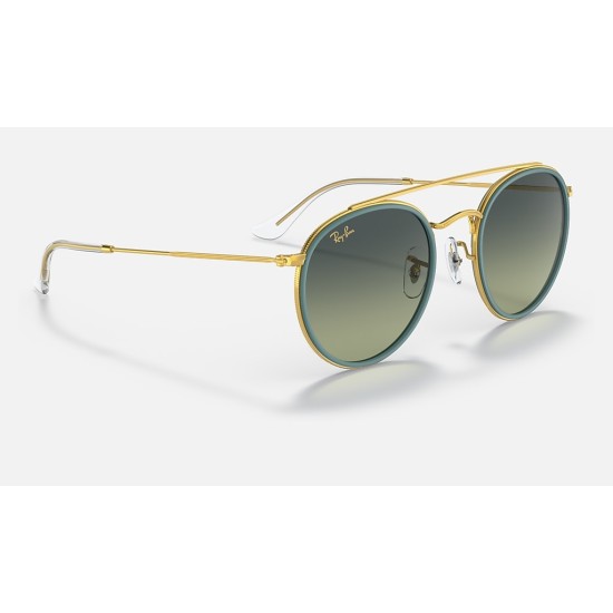 ROUND DOUBLE BRIDGE
Lenses: Green Gradient  +  Frame: Legend Gold