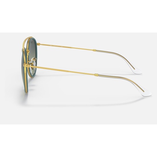 ROUND DOUBLE BRIDGE
Lenses: Green Gradient  +  Frame: Legend Gold