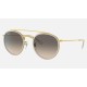 ROUND DOUBLE BRIDGE
Lenses: Grey Gradient  +  Frame: Legend Gold