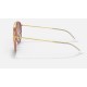 ROUND DOUBLE BRIDGE
Lenses: Silver Gradient - Mirror  +  Frame: Legend Gold
