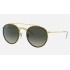 ROUND DOUBLE BRIDGE
Lenses: Grey Gradient  +  Frame: Legend Gold