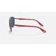 RB3659M SCUDERIA FERRARI COLLECTION
Lenses: Dark Blue Classic  +  Frame: Gunmetal